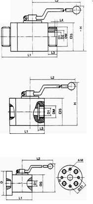 Cjzq Type High Pressure Ball Valve Qjz Cjzq H L Cjzq H G